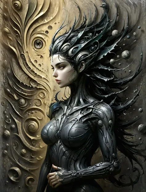 woman hr giger, thick paint, layered paint, 3d texture <lora:Into_Darkness:1> <lora:ral-drptpl:0.8> ral-drptpl <lora:d\EnvyZoomSliderXL01:-0.75>