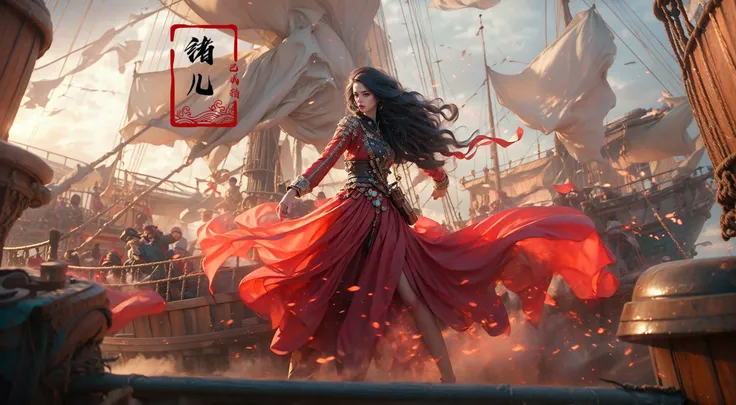Epic CG masterpiece, hdr,dtm, full ha,8K, ultra detailed graphic tension, dynamic poses, stunning colors, 3D rendering, surrealism, cinematic lighting effects, realism, 00 renderer, super realistic, full - body photos, super vista, super wide Angle, HD
Pirate (Mole under eye:0.8), Milky skin, (shiny skin:1.3)watery eyes, cloud0
<lora:Pirate_20231115004357:0.8>