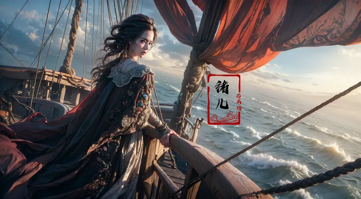 Epic CG masterpiece, hdr,dtm, full ha,8K, ultra detailed graphic tension, dynamic poses, stunning colors, 3D rendering, surrealism, cinematic lighting effects, realism, 00 renderer, super realistic, full - body photos, super vista, super wide Angle, HD
Pirate (Mole under eye:0.8), Milky skin, (shiny skin:1.3)watery eyes, cloud0
<lora:Pirate_20231115004357:0.8>