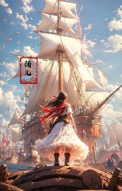 Epic CG masterpiece, hdr,dtm, full ha,8K, ultra detailed graphic tension, dynamic poses, stunning colors, 3D rendering, surrealism, cinematic lighting effects, realism, 00 renderer, super realistic, full - body photos, super vista, super wide Angle, HD
Pirate (Mole under eye:0.8), Milky skin, (shiny skin:1.3)watery eyes,
<lora:Pirate_20231115004357:0.8>