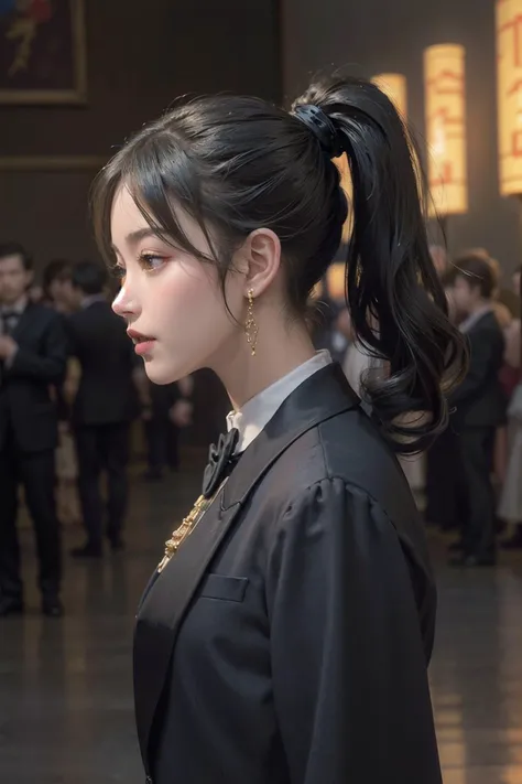 (highly detailed:1.3), 
1girl, 
<lora:edg_Byzantine:1>, edgByz, wearing edgByz fashion, mosaic golden print, 
Ultra-detail, (highres:1.1), best quality, (masterpiece:1.3), cinematic lighting, in winter, chinese style architecture, profile, (high ponytail:1.2), (tuxedo:1.3), kind_smile, (long hair:1.2),