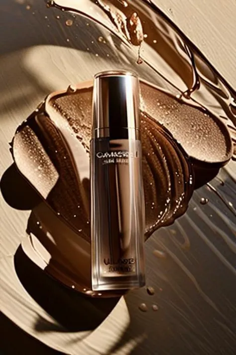 (masterpiece:1.33),(bestquality:1.33),(ultra-detailed:1.21),studio photography,(realistic:1.21),Product Photography,(splash:1.35),Cosmetic,(channel:1.35),channel logo,shiny,(liquid:1.44),SEA,film grain,<lora:MooMoo-Product Protography:1>,<lora:LCM-SD1.5:1>,([Blade lighting|Accent lighting|hard lighting|Firelight|LED lighting]:1.1),