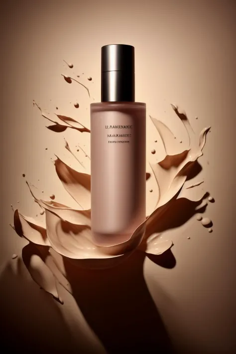 (masterpiece:1.33),(bestquality:1.33),(ultra-detailed:1.21),studio photography,(realistic:1.21),Product Photography,liquid splashing,Cosmetic,LH_CPV2,still life,bottle,poster,revealing,movie lens,magazine cover,<lora:MooMoo-Product Protography:1>,([Snoot lighting|Iridescent lighting|High-contrast light|Strobe lighting|Accent lighting]:1.1),<lora:LCM-SD1.5:1>,