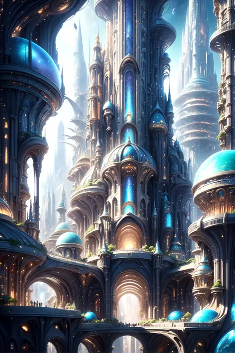 8k, highly detailed, Astronomic,wonderous fantasy metropolis outside of the universe<lora:EnvyFlourishesXL01:1>