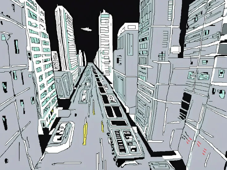 MSPaint drawing of infinite,amazing scifi megacity outside of the multiverse<lora:SDXL_MSPaint_Portrait:1>