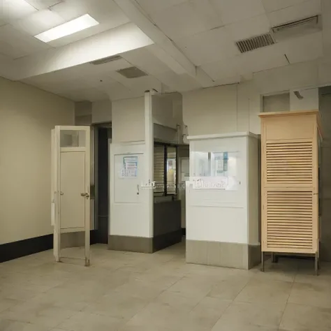 <lora:hyakuyoubako:1> hyakuyoubako, (indoors:1.3), inside a bank lobby