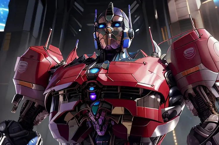 full body, symmetrical_facial_features, accurate_anatomy, perfectly_proportional_face, detailed_eyes, beautiful Alien cyborg, Magical, Hyperdetailed Epic Masterpiece, optms <lora:sxzOptimusPrime_sxzOptimus:1>