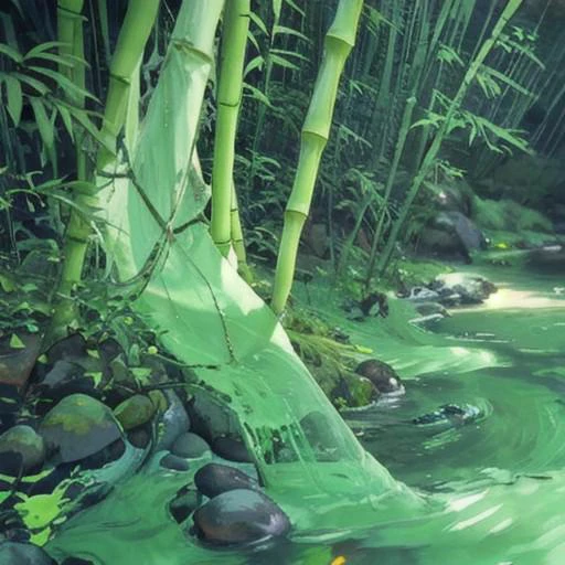 a detailed bamboo made out of slime, dense-forest, a vast bamboo forest made out of slime, translucent bamboo, transparent bamboo, bamboo made out of slime, a red brick path through the bamboo forest, red slime brick, green slime bamboo, bbforest,
everything made of slime, No simple background, ((slime tree)), detailed leaves, detailed bark texture,
overcast sky, natural light, no bright spots,
((translucent slime)), ((transparent slime)), made of water, (bioluminescent slime), sl1m3, slime, slime-morph, ais-blmn, saturated colors, no creatures, no monsters, no pokemon, scenery only, scenery, ral-lava, watce