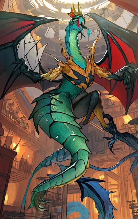 enormous agile chitinous biomimetic crystalline presence, multi-jointed appendages, single-tailed, short-tailed, transparent skin, slit ears, wyvern wings, BREAK virtual reality headset, wiring looms,spotlight, geometric, porous