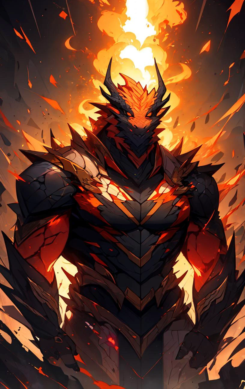 r1ge, dragonborn, glowing cracks, a dynamics Medium Shot of a Scion of the Ur-Dragon <lora:dragonborn_offset:.8@.3,.4@.5> <lora:Dra9onScaleAI:.2@0,.5@.5> <lora:Cracked Skin:1@.3,.6@.5> <lora:r1ge - AnimeRage:.3@.2,.8@.3>