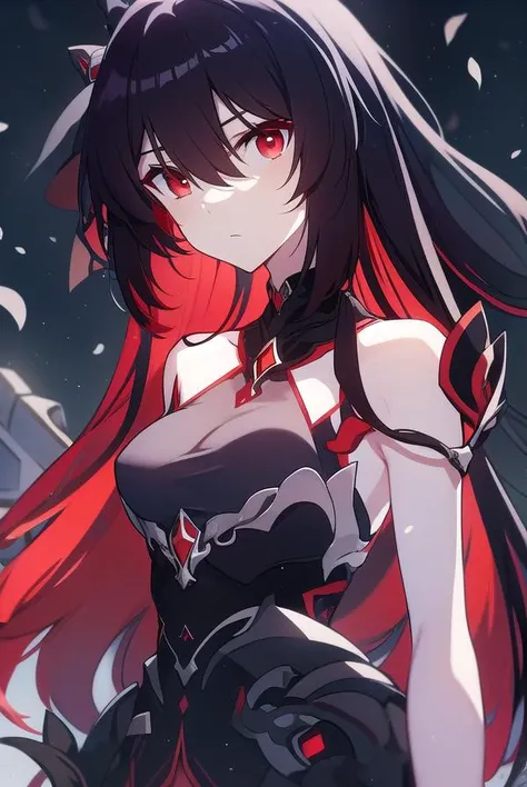 starchasmnyx, <lyco:starchasmnyx-LYCORIStest:1>,
starchasm nyx, antenna hair, dress, hair between eyes, long hair, (red eyes:1.5), black hair, red hair, two-tone hair, gradient hair, hair ornament,
BREAK bare shoulders, black dress, black footwear, boots, chain, dress, thigh boots, thighhighs,
BREAK looking at viewer,
BREAK outdoors, city,
BREAK <lora:GoodHands-vanilla:1>, (masterpiece:1.2), best quality, high resolution, unity 8k wallpaper, (illustration:0.8), (beautiful detailed eyes:1.6), extremely detailed face, perfect lighting, extremely detailed CG, (perfect hands, perfect anatomy),