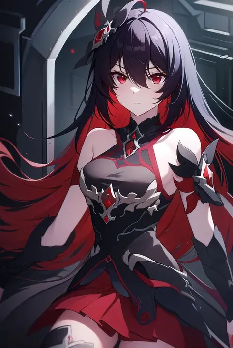 starchasmnyx, <lyco:starchasmnyx-LYCORIStest:1>,
starchasm nyx, antenna hair, dress, hair between eyes, long hair, (red eyes:1.5), black hair, red hair, two-tone hair, gradient hair, hair ornament,
BREAK bare shoulders, black dress, black footwear, boots, chain, dress, thigh boots, thighhighs,
BREAK looking at viewer,
BREAK outdoors, city,
BREAK <lora:GoodHands-vanilla:1>, (masterpiece:1.2), best quality, high resolution, unity 8k wallpaper, (illustration:0.8), (beautiful detailed eyes:1.6), extremely detailed face, perfect lighting, extremely detailed CG, (perfect hands, perfect anatomy),