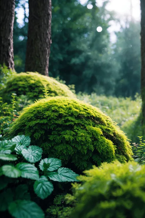 nature,forest,scenery,blurry,plant,tree,foreground shrub,branch,trunk,moss,fern,rainy days,cloudy day,sky,, masterpiece,best quality,highly detailed,Amazing,finely detail,extremely detailed CG unity 8k wallpaper,score:>=60,, beautiful detailed eyes,Fine hair texture,, Cinematic Lighting,rim light,available light,light leaks,depth_of_field,blurry,