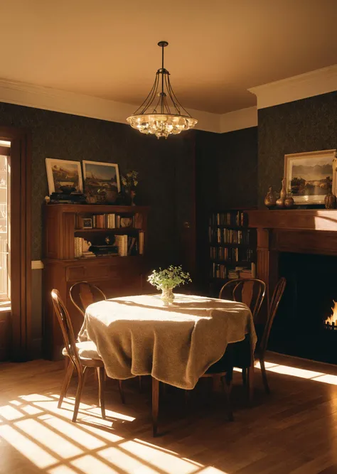 realistic,photo,photography,,Dreamscape Architectural style scenery,landscape,room,interior design,a dim room,living room,in the center of the picture is a huge floor-to-ceiling window,central axis composition,european-style interior landscape,(night:1.2),fireplace,fire,velvet sofa,winter,blanket,candlestick,cozy interior,small tea table,coffee cup,potted plant,vase,bookshelf,books,nobody,victorian style,masterpiece,best quality,highly detailed,Amazing,finely detail,extremely detailed CG unity 8k wallpaper,score:>=60,Cinematic Lighting,rim light,available light,light leaks,depth_of_field,blurry,. Clean lines,geometric shapes,minimalist,modern,architectural drawing,highly detailed,. Surreal,ethereal,dreamy,mysterious,fantasy,highly detailed,art photo,<lora:dream like_20231124044637:0.3>