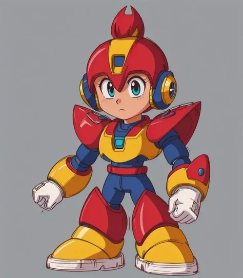 <lora:MMMM_Style:0.7>, standing, 1girl, robot, armor, helmet, looking at the viewer, intense,
mmmm style, solo, simple background, masterpiece
<lora:mistypkm:0.4>, mistypkm
