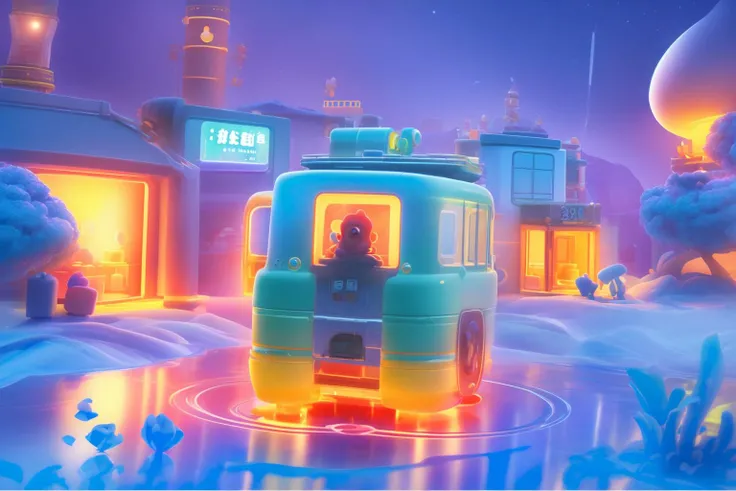 changjing_3d, ((best quality)), ((masterpiece)),changjing_3d, no_humans,night,building <lora:changjing_v1:1>