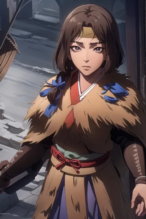 castlevaniasumi, <lora:sumi-lora-nochekaiser:1>,
sumi, black hair, (brown eyes:1.5),
BREAK cape, japanese clothes, pants, sash, headband, sandals, tabi, ninja,
BREAK looking at viewer,
BREAK outdoors,
BREAK <lyco:GoodHands-beta2:1>, (masterpiece:1.2), best quality, high resolution, unity 8k wallpaper, (illustration:0.8), (beautiful detailed eyes:1.6), extremely detailed face, perfect lighting, extremely detailed CG, (perfect hands, perfect anatomy),