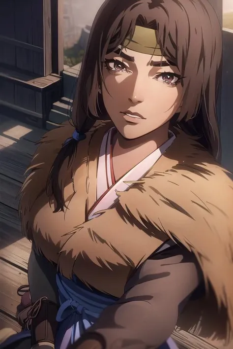 castlevaniasumi, <lora:sumi-lora-nochekaiser:1>,
sumi, black hair, (brown eyes:1.5),
BREAK cape, japanese clothes, pants, sash, headband, sandals, tabi, ninja,
BREAK looking at viewer,
BREAK outdoors,
BREAK <lyco:GoodHands-beta2:1>, (masterpiece:1.2), best quality, high resolution, unity 8k wallpaper, (illustration:0.8), (beautiful detailed eyes:1.6), extremely detailed face, perfect lighting, extremely detailed CG, (perfect hands, perfect anatomy),