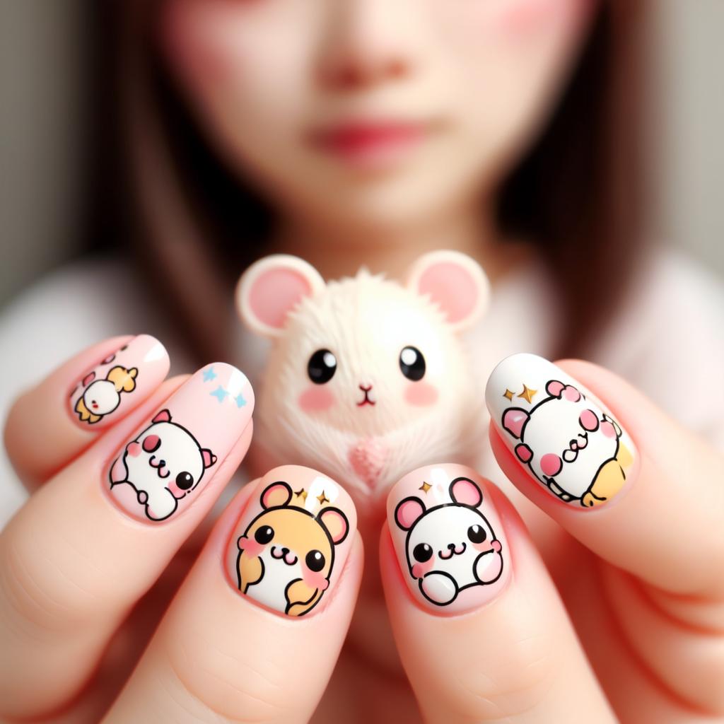 Anime-like nail art v1.0