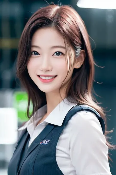 1girl, happy, smiling, (at supermarket:1.2), ((student uniform:1.2)), RAW photo, (photorealistic:1.37, realistic), highly detailed CG unified 8K wallpapers, looking at viewer, (((straight from front))), (HQ skin:1.8, shiny skin), 8k uhd, dslr, soft lighting, high quality, film grain, Fujifilm XT3, ((upper body:1.6)), (professional lighting:1.6)