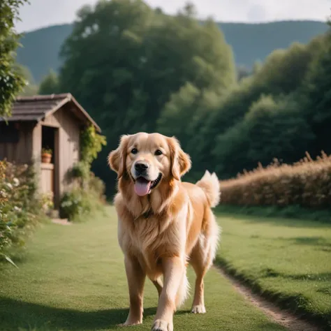 Golden Retriever, Villagecore, L USM, "Take a chance on me.", Unsplash