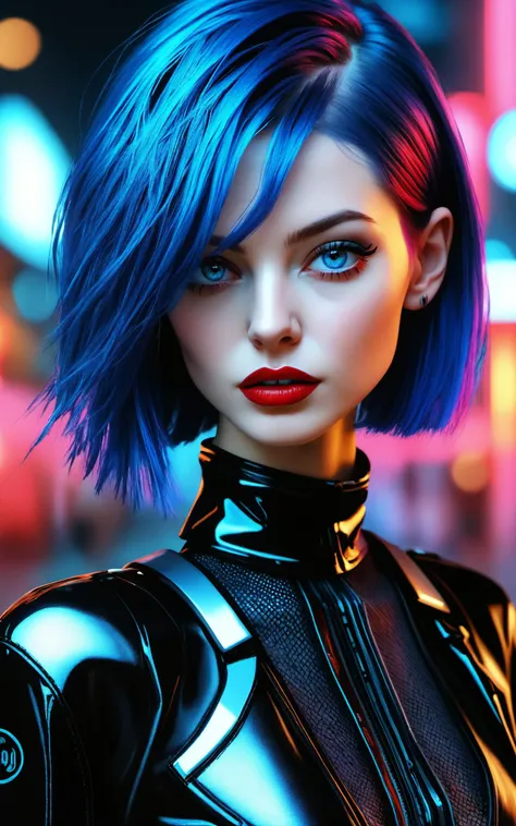 \\ Made with ONE FOR ALL model by Chaos Experience @ https://civitai.com/user/ChaosExperience/ \\
beautiful pale cyberpunk female with heavy black eyeliner, blue eyes, shaved side haircut, hyper detail, cinematic lighting, magic neon, maximum details, dark red city, soft lighting, vibrant colors, elegant, sharp focus, photo by greg rutkovski, (((masterpiece))), ((best quality)), ((intricate detailed)), ((detailed face)), ((Hyperrealistic)), highly detailed, 8k, photorealistic, (realistic, photo-realistic:1.37)