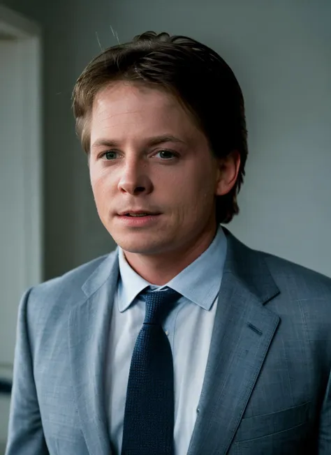 arafed man in a suit and tie looking at the camera