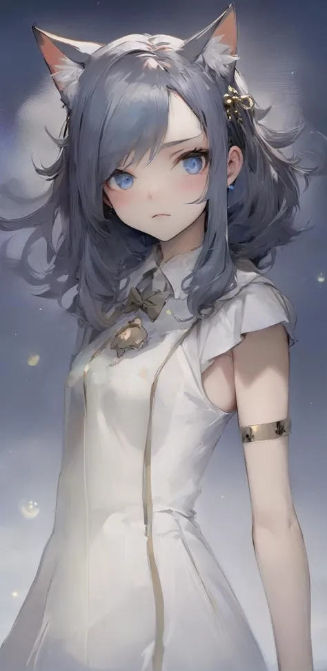 High Definition, Unique Design, CG Art,
Cygames girl character concept art and illustration Designed by akihiko yoshida, the ultimate sophistication is stunning Detailed face in silhouette closeup, blue milky way hair, bejeweled eyes, wearing a short white uniform, cat ears, cute, kyoani face, cute, beautiful girl, dynamic pose, portrait, pixiv daily ranking, pixiv, artstation ,specatcualr details, Volumetric Lighting ,
Gorgeous panels