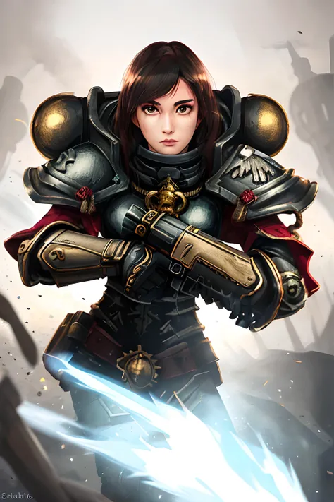 (hyperdetailed:1.15), (soft light, sharp:1.2),<lora:whsororitas_v4:0.6>, whsororitas, <lora:Jasmine_character-20:0.4>,JasmineWaifu(multi-tied hair, long hair), armored