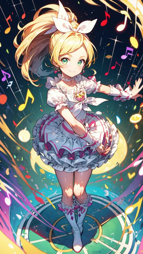 masterpiece, best quality, high quality, highres, ultra detailed,
<lora:locon_cure_rhythm_v1:1> heart brooch, cure rhythm,
<lora:×tachi-e:0.8> (white background:0.25),
<lora:rainbow_TW_rainbow08:0.4> rainbow
<lora:×add_detail:0.7>