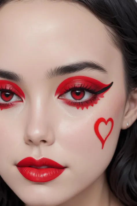 acidwave girl <lora:heart_on_cheek_tr_02:1> cheek heart left outline black, cheek heart left outline red, cheek heart left full black, cheek heart left full red, cheek heart right outline black, cheek heart right outline red, cheek heart right full black, cheek heart right full red