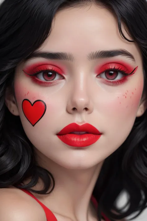 acidwave girl <lora:heart_on_cheek_tr_02:1> cheek heart left outline black, cheek heart left outline red, cheek heart left full black, cheek heart left full red, cheek heart right outline black, cheek heart right outline red, cheek heart right full black, cheek heart right full red
