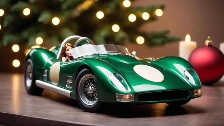 concept art (a green festive race car:1.3) because i hate christmas so much, stupid christmas trees in the background with stupid bables,   <lora:xmas_xl_v1:0.75>, xmas, 
 . digital artwork, illustrative, painterly, matte painting, highly detailed