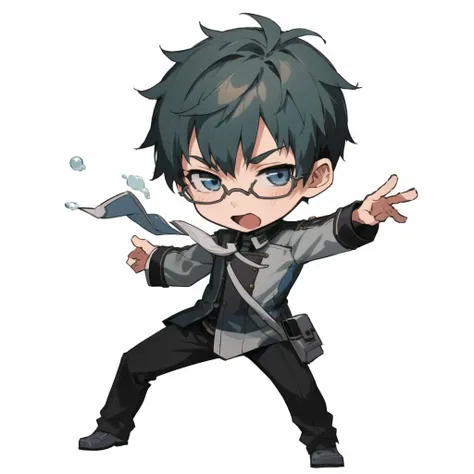 <lora:machisen_:0.9> 1boy, chibi, full body, dynamic pose,