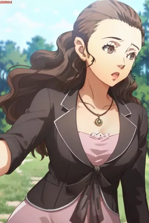((((((best-cinematically-realistic-ever-perfect, best-digital-8k-UHD-movie-realistic-perfect , best-real-human-likeness-ever-perfect stunning-ultra-flawless-cute-beauty-perfect, highest-quality-details-only-perfect, masterpiece-anatomy-perfect, extremely-detailed-surfaces-perfect, extremely-accentuated-details-perfect, best-strands-of-hair-details-ever-perfect)))))) ((, outdoors, official-style, official-style-genuine, official-style-perfect,)) <lora:eriminami trigger -Eri Minami Persona 4-:1>Eriminami, necklace, full-body