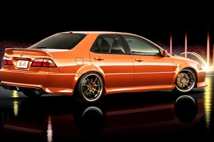 (STANCE), masterpiece,best quality,official art,extremely detailed CG unity 8k wallpaper,illustration, light,car, bright, sports car, vehicle focus, road, ((need for speed)),((NFS)), moving, wet, (((night, midnight))),neon lights,drift,  <lora:ACCORDVI:0.8>  [[ACCORDVI]]