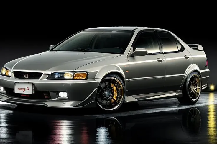(STANCE), masterpiece,best quality,official art,extremely detailed CG unity 8k wallpaper,illustration, light,car, bright, sports car, vehicle focus, road, ((need for speed)),((NFS)), moving, wet, (((night, midnight))),neon lights,drift,  <lora:ACCORDVI:0.8>  [[ACCORDVI]]