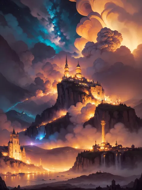 Somewhere over the rainbow, concept art, 4k