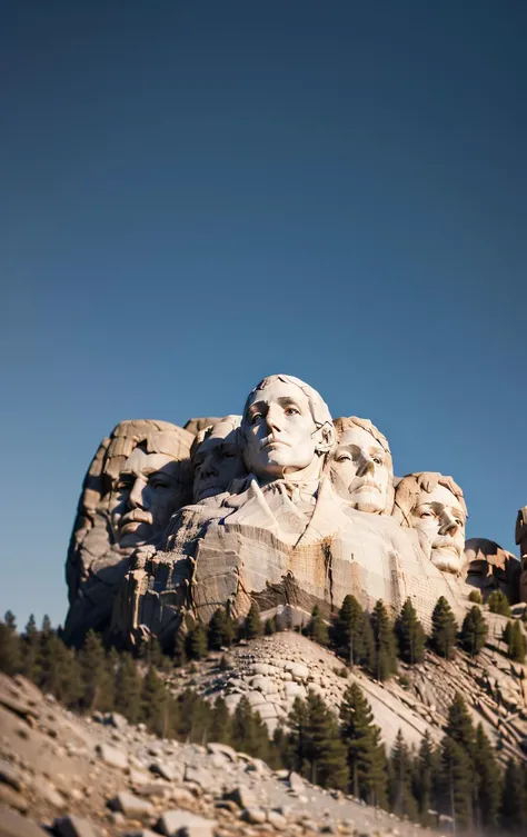 A Cowboy Shot, outdoor shot of Mount Rushmore