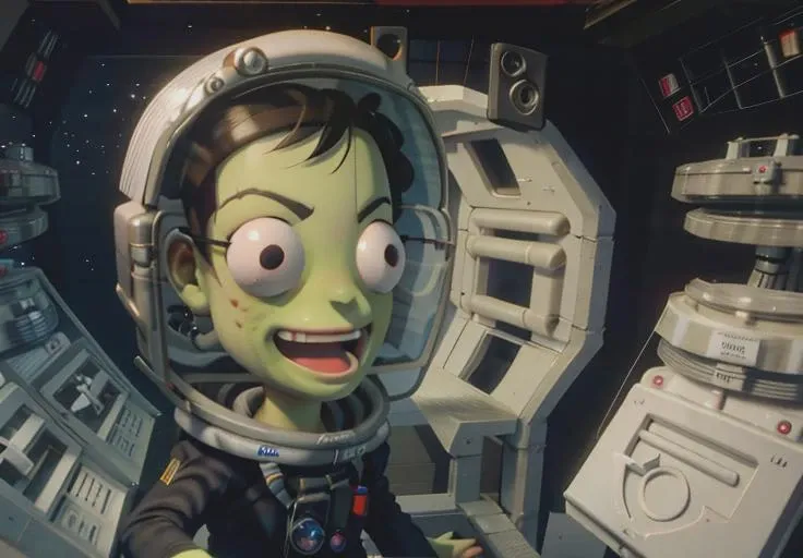 <lora:AlienCorridor:0.8>, AlienCorridor, <lora:kerbal:0.8>, kerbal