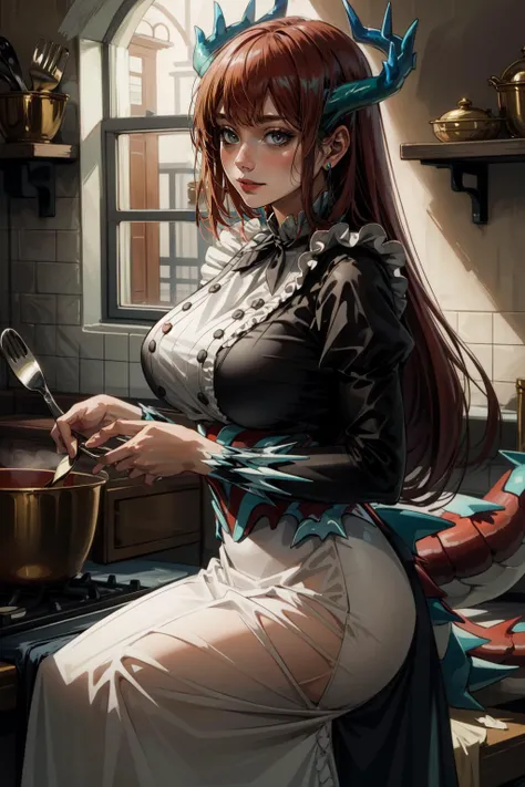 (masterpiece, best quality),  intricate details,
1girl,  <lora:Kitchen_Dragonmaid:0.8> kitchen_dragonmaid,