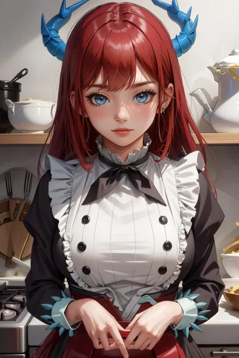 (masterpiece, best quality), intricate details,
1girl, <lora:Kitchen_Dragonmaid:0.8> kitchen_dragonmaid,