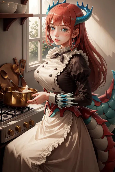 (masterpiece, best quality),  intricate details,
1girl,  <lora:Kitchen_Dragonmaid:0.8> kitchen_dragonmaid,
