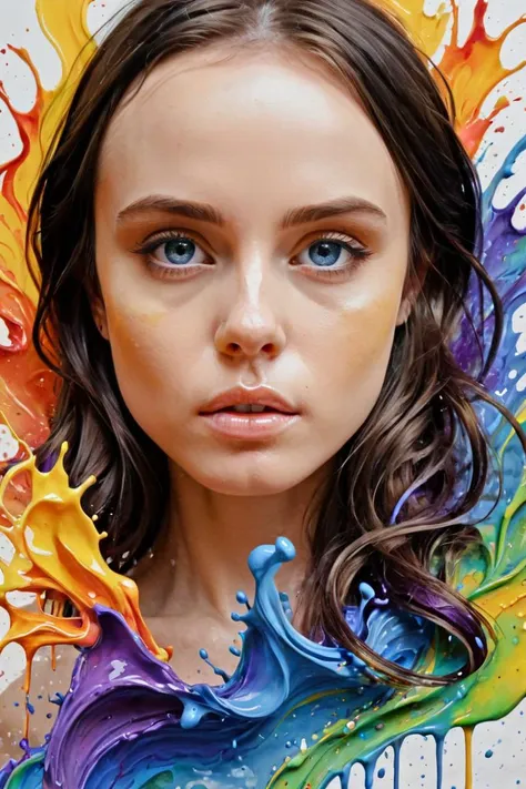 Colorful, multiple colors, intricate detail, splash screen, photorealistic, intricately detailed fluid gouache painting, calligraphy, acrylic, watercolor art,
masterpiece, best quality, 1girl, <lora:kwFemale_Beta40-SDXL_v1:1>,