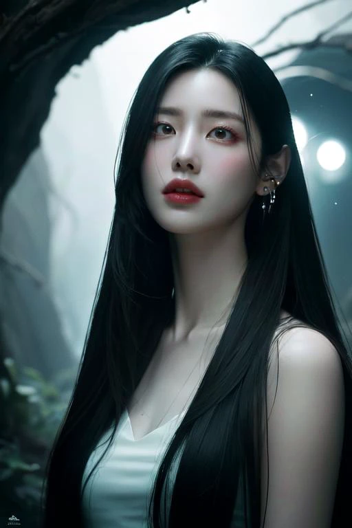 (otherworldly, otherworldly atmosphere, otherworldly appearance), highly insanely detailed, masterpiece, top quality, best quality, highres, 4k, 8k, RAW photo, Caribbean, dark tunnel, 
china street, egyptian, 
depth of field, focused, foreshortening, 
1girl, long_hair, collar, earrings, 
jav, half naked, 
photorealistic:1.4, (flower filed), Poetic lens, obscure light and shadow, aestheticism, brooding, emotional depth, supernatural, 1girl, solo, Neck, enchanting elegance, atmospheric depth, naturalistic representations, harmonious composition, parted lips, long straight hair, looking at viewer, 
<lora:makina69_johyun_v1.0:0.7>, (fantasy world)