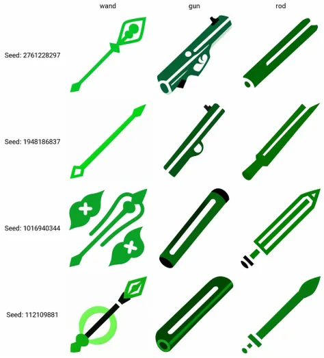 <lora:diagonal_line_inventory:0.5>, monochrome, green, simple background, white background, weapon, greyscale, parody, wand