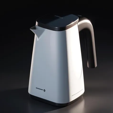 emauromin style, a sleek and minimalist 3D render of a kettle, white, clean lines, minimalist design, product shot, professional, futuristic, photorealistic, digital art, studio lighting <lora:eddiemauroLora2:0.8>
