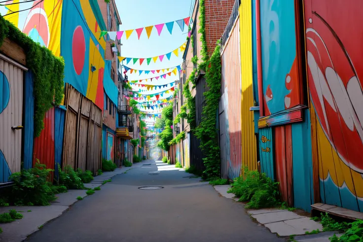 <lora:montreal_alleys:0.81> , a CircusPunkAI, colorful, alley, High Detail, Sharp focus, best quality, 8k, award winning,  epic, cinematic, masterpiece,  <lora:CircusPunkAIv2:0.71>