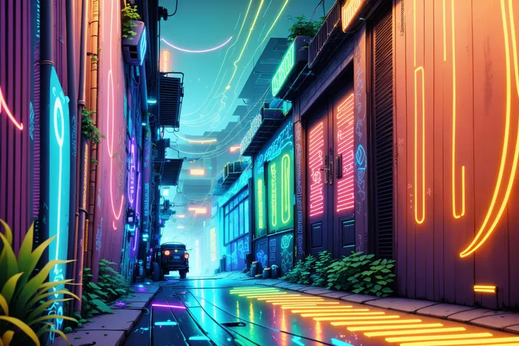 <lora:montreal_alleys:0.81> , a Neonpunkai alley, High Detail, Sharp focus, best quality, 8k, award winning,  epic, cinematic, masterpiece, <lora:Neonpunkai-8:0.81>