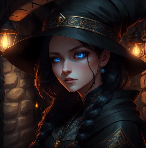 masterpiece,portrait,closeup on the face, beautiful face, beautiful eyes,witch, evil laugh,eye shadow, best shadow,evil,sinister --auto